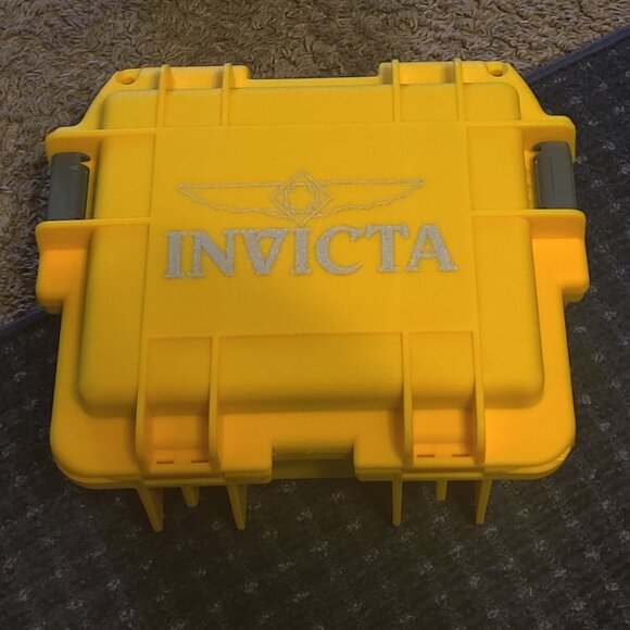3 Slot Invicta Bright Yellow Impact Watch Case - Picture 7 of 7